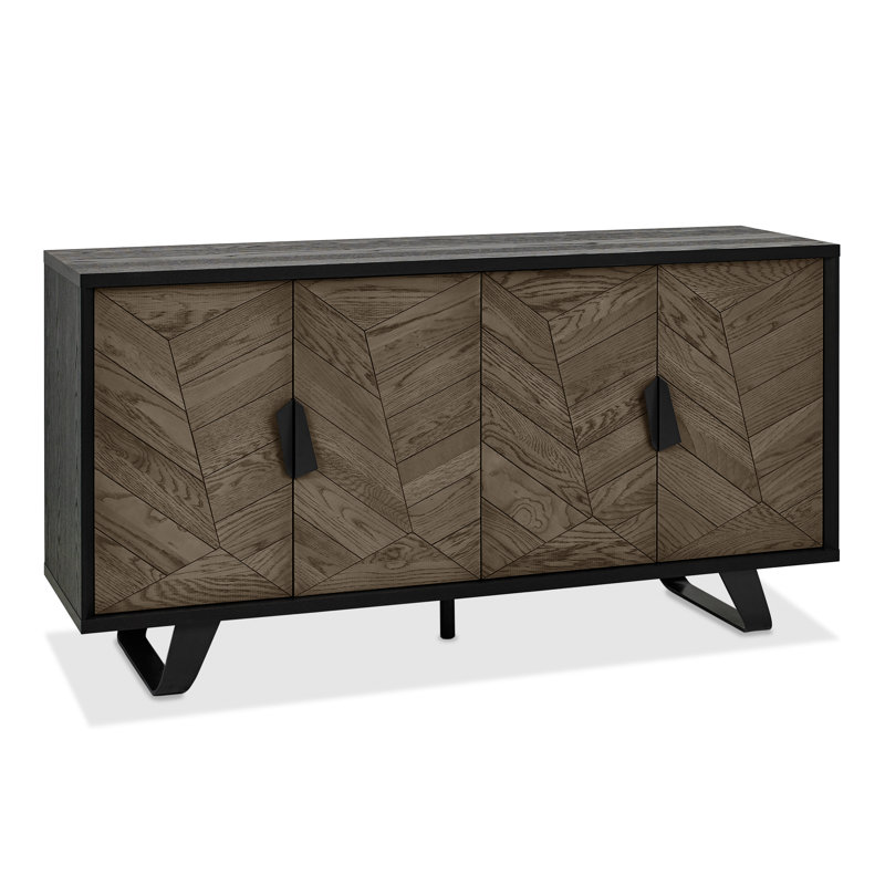Beijing 160cm Sideboard, Grey