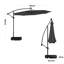 Aiswarya 3m Cantilever Parasol with LED Light-1466234270