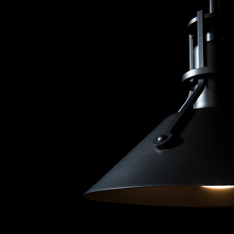 Henry 1 - Light Aluminum Outdoor Barn Light, Coastal Black, 10.5" H x 9.2" W x 10.4" D