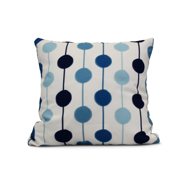 Housse et insert de coussin intérieur / extérieur Funky Junky, H 20 po x l 20 po, Bleu marine