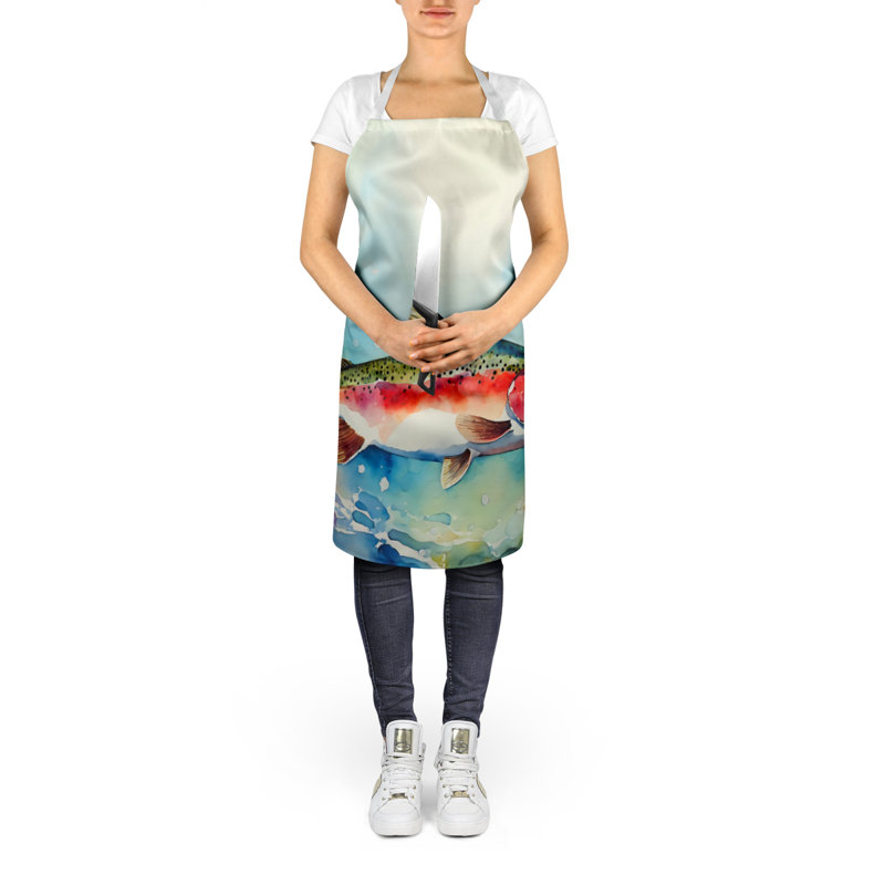 No Pattern Bib Apron