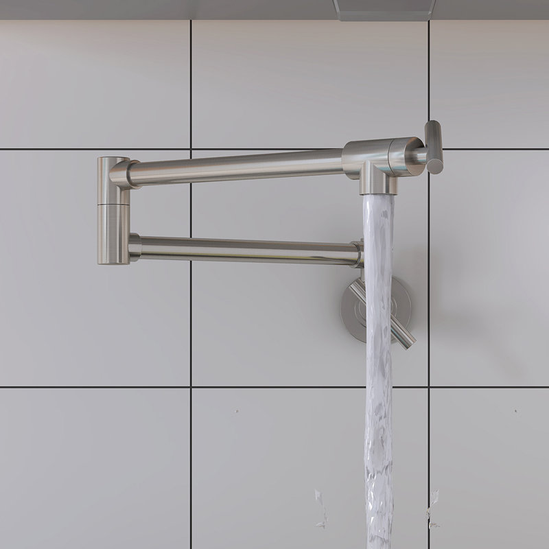 KISRAIS Kitchen Faucet, Brushed Nickel