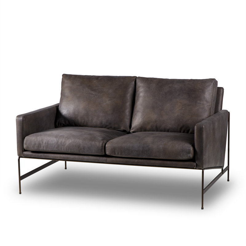 Thomas Bina Leather Loveseat