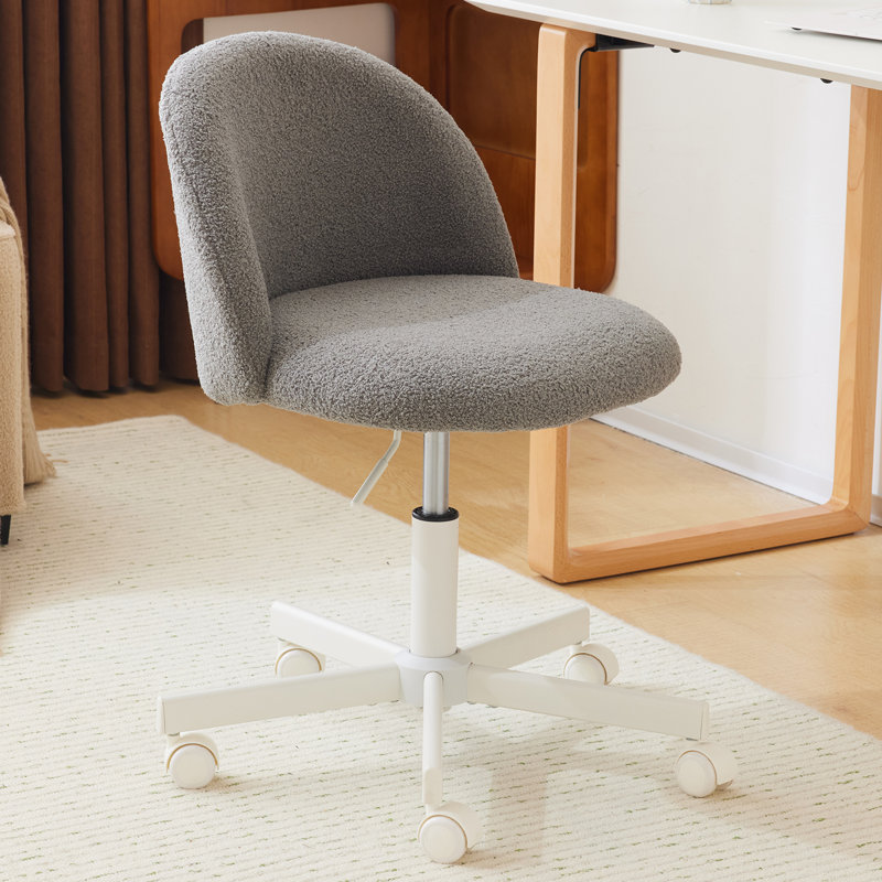 Fauteuil de bureau avec roulettes, Gris
