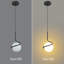 Luminaire suspendu moderne moderne en verre avec lustre globe en verre pour îlot de cuisine pour salon / chambre à coucher (paquet de 2)