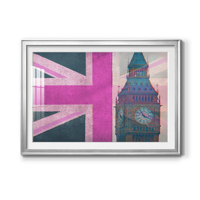 " London Calling ", 18.5" H x 24.5" W x 1" D, Silver