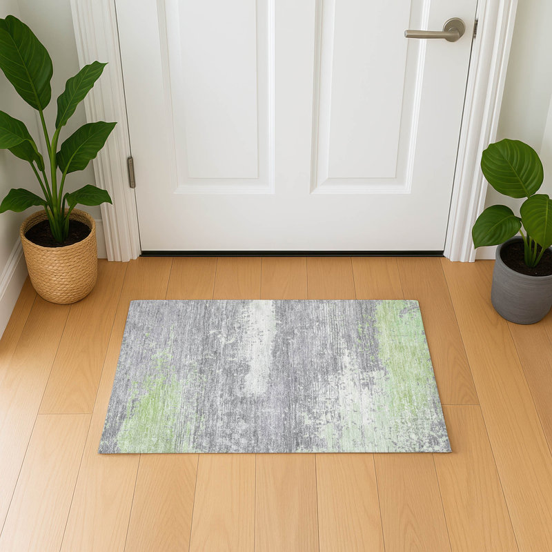 Premium Machine Washable Otte AMF1777 Modern Rug, Rectangle 1'8" x 2'6"