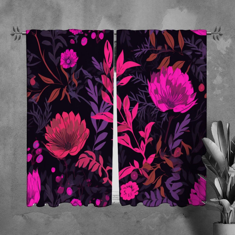 Paire de rideaux obscurcissant en polyester Mie, L 20 po x L 61 po