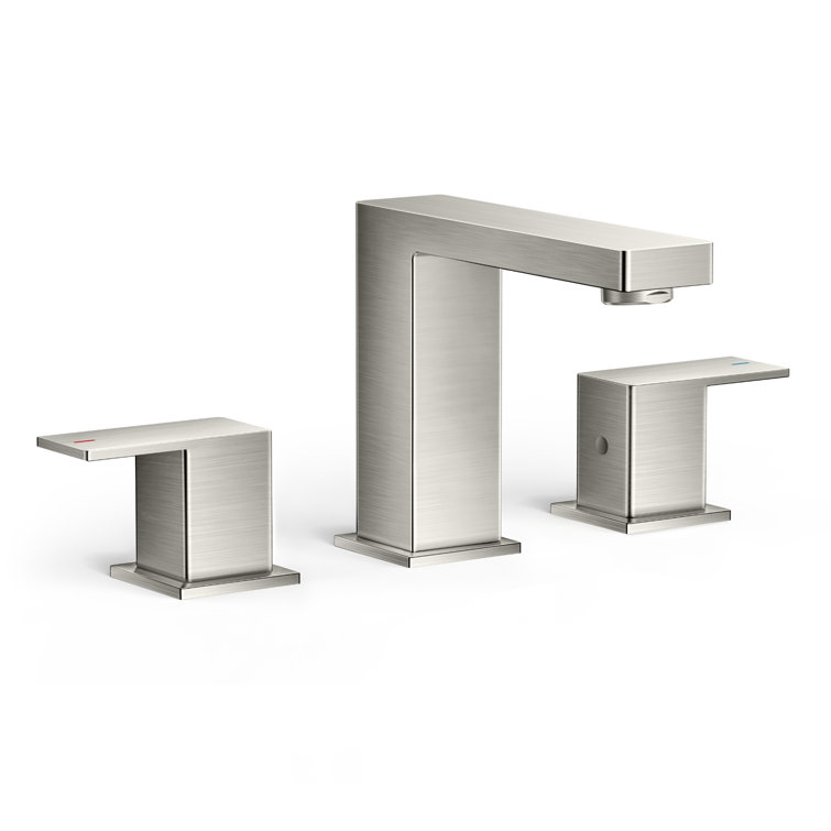 Widespread Faucet 2-Handle Bathroom Faucet with Drain Assembly