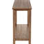 Streamlined Distressed Brown Console - Brings Rustic Warmth To Interior, Fits Beneath Windows, Spacious Lower Shelf For Storage, 15 Inches In Width Wood Entryway Look With Charm, Rectangular Surface