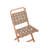 CALCIANO 2 - Person Acacia Wood Patio Dining Set with Square Table