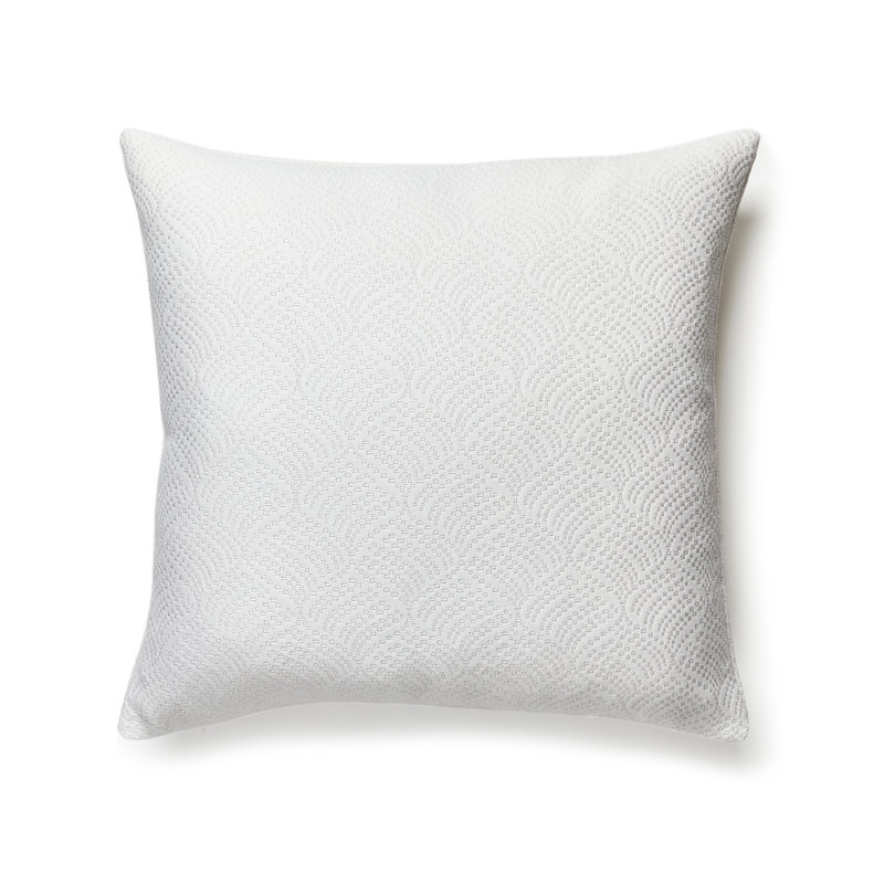 Playa Square Indoor/Outdoor Pillow Cover & Insert, White