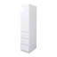 Armoire de rangement pour garde-manger, garde-manger blanc avec portes, tablettes et tiroirs