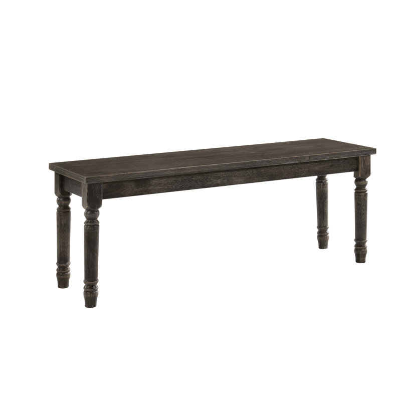 Traditional Wooden Bench With Classic Design And Rustic Charm, Versatile Seating Option For Various Spaces.