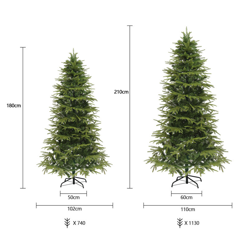 210cm H Artificial Christmas Tree