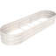 Lit de jardin surélevé en métal Hal P 67 po x l 20 po x H 10 po. Gris-21296850-38640169