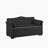 Black Velvet Sleeper Sofa Bed-1176179185