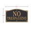 No Trespassing Garden Sign