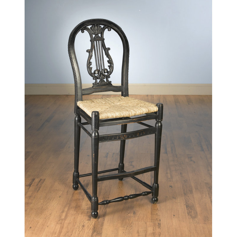 Kirksey 53" Bar Stool, Black
