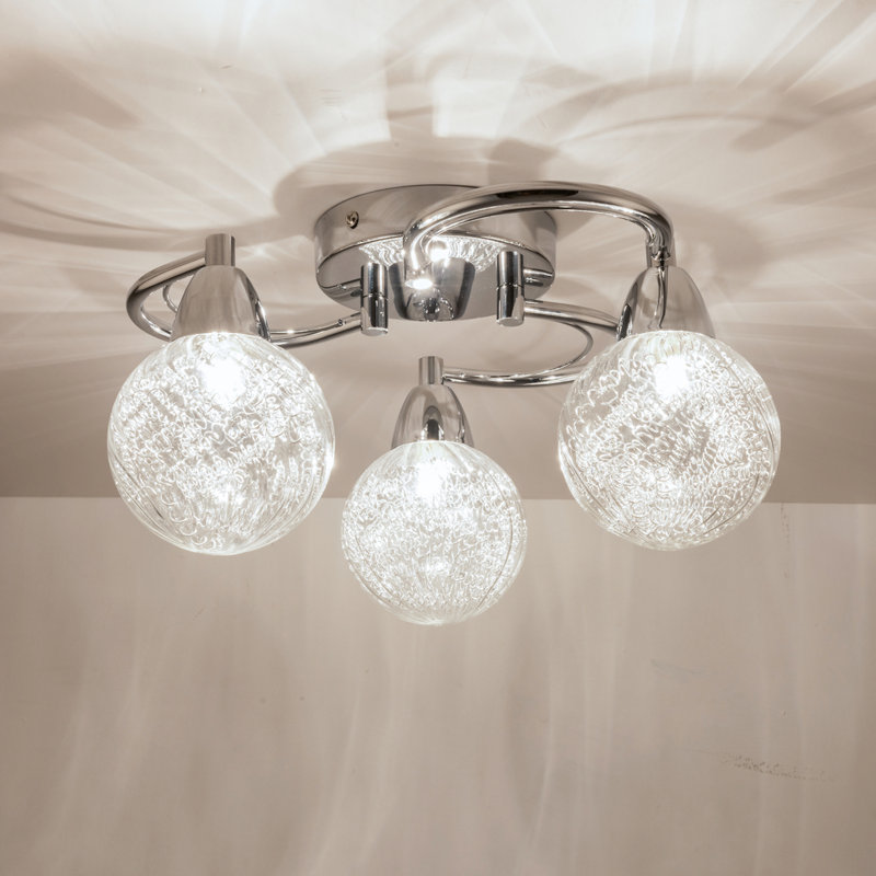 Lykens Glass Semi Flush Mount