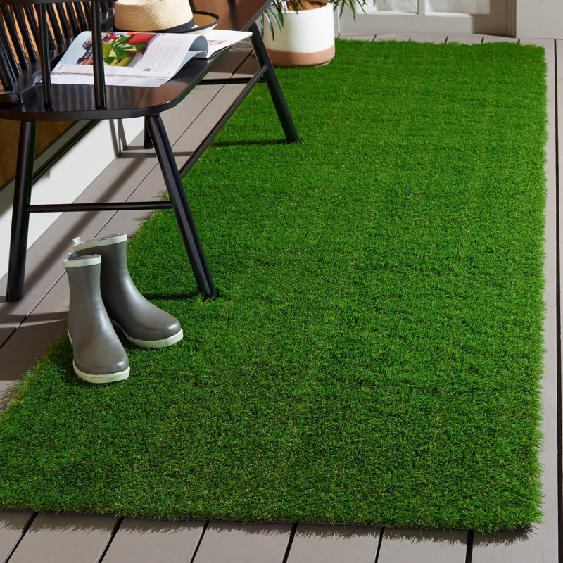 Tapis d'intérieur / extérieur Baileyville, Tapis de couloir 3 pi 3 po x 10 pi