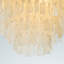 Chelonda 6-Light 26" Modern Coastal Capiz Tiered Flush Mount Bronze Farmhouse Natural Seashell Ceiling Light For Dining Room