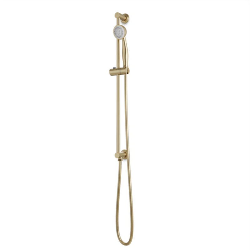 Complete Shower System, Satin Brass
