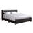 Stylish Transitional Black King Bed(Only Bed)