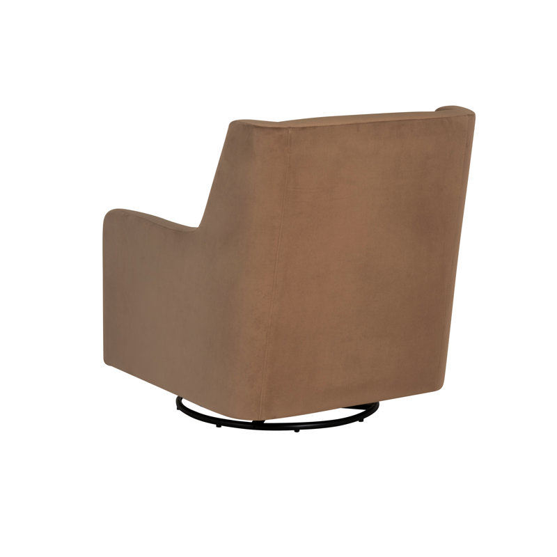 Senna Swivel Brown Rocker Chair
