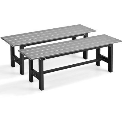 Jerelly Metal Outdoor Bench