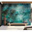 Papier peint botanique - Végétation turquoise-1617425389