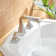 Widespread 2-handle Bathroom Faucet with Drain Assembly