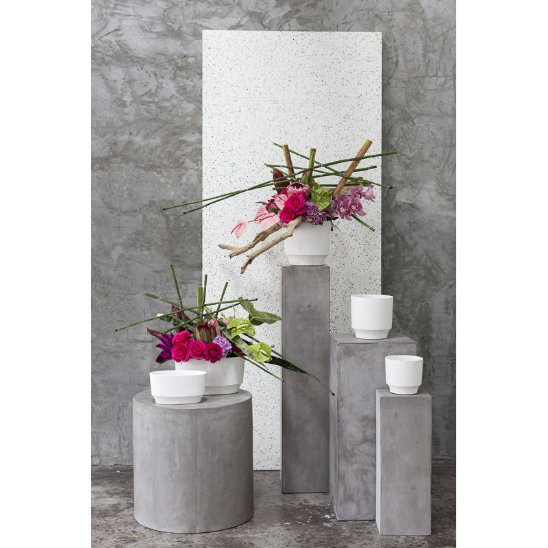 Edda Handmade Pot Planter, 7" H x 7" W x 7" D