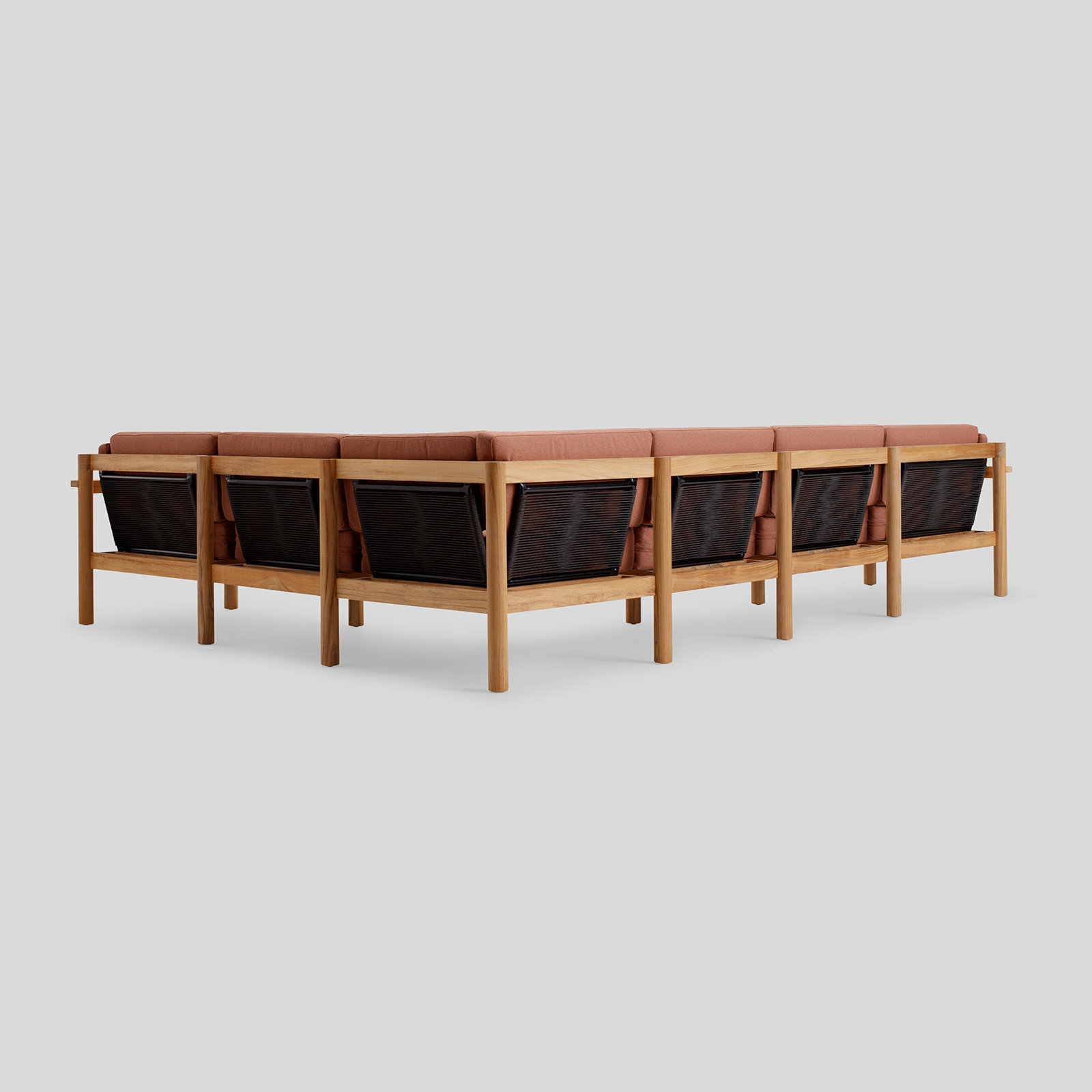 Haven 116" Sunbrella® Patio Sectional, Sunbrella Rust, 8