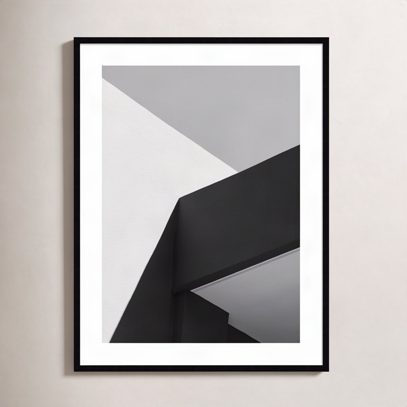 "Architecture 1" par Design Fabrikken, reproduction de photo sur papier encadrée, H 41 po x l 33 po, Papier encadré noir
