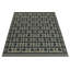Scandinavian Hand Knotted Wool Geometric Area Rug-1410098306