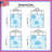 Blue Floral Pattern Quilted Bedspread All Sizes-126079124