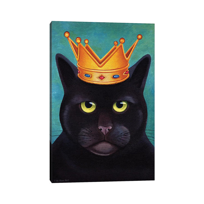 Monarch by Vicky Mount - Painting on Canvas, Wrapped Canvas, 66.04 cm H x 45.72 cm W x 3.175 cm D