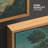 Vintage Coastal Landscape Art Extra Large Pictures Framed Canvas Print Wall Art-120238113-120238111
