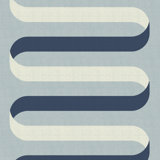 Folding Ribbon - Lacquered Blues Wallpaper