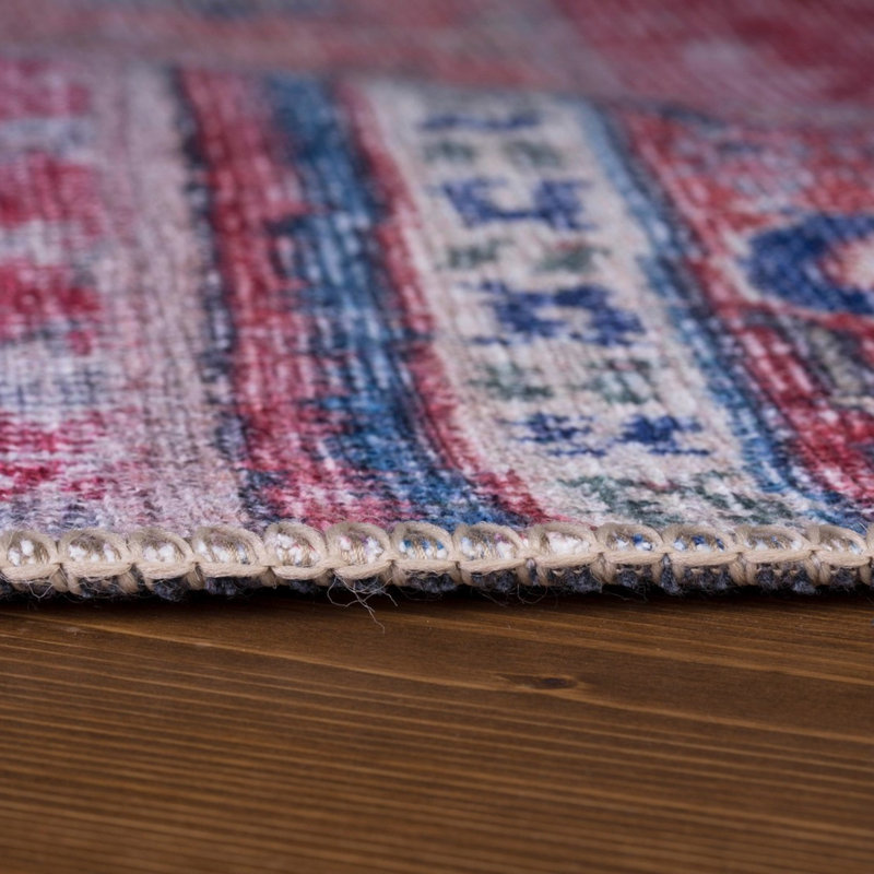 Luxurious Machine Washable Carpet, 100% Polyester, 7.5 x 10.8 Feet | Pile Height: 0.2 Inches, 1850 g/m² | Recycled Poly Cotton Underside, Easy Care, Perfect for Living Room & Bedroom, Soft & Durable Design