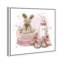 Cadeaux de lapin et de bébé - Impression sur toile-55885453-55885454