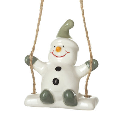 6cm Ceramic Hanging Figurine Ornament