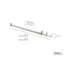 SuiteSymphony Telescopic Wardrobe Rail up to 122cm Wide Wall Mounted Rod by ClosetMaid-973005081