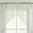 Stefani Floral Rod Pocket Lace Semi Sheer Voile Short Cafe Tiers for Small Windows - 28 x 36 Inch Length - Set of 2-2011376800