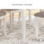 Damonee Dining Table And 4 Chairs And Bench (Set Of 6)