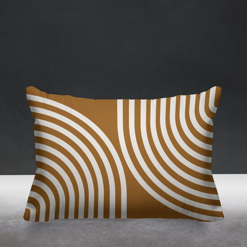 Max Outdoor Reversible Throw Pillow, Orange