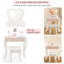 Ensemble de coiffeuse avec miroir Kids Fashion