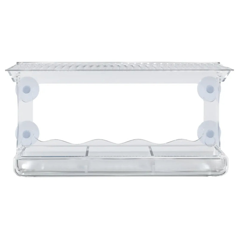 Silkleaf Wood Hanging Tray Bird Feeder