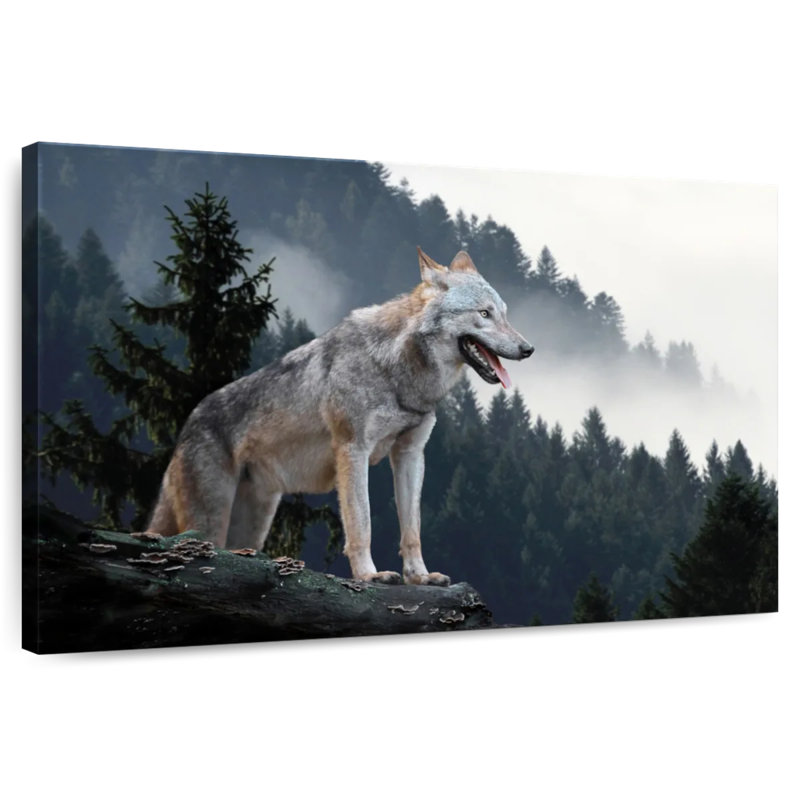 Brampt Timber Wolf, 30" H x 45" W